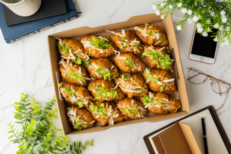 Mini Chicken Mayo Croissant Sandwich - Perfect Match Catering
