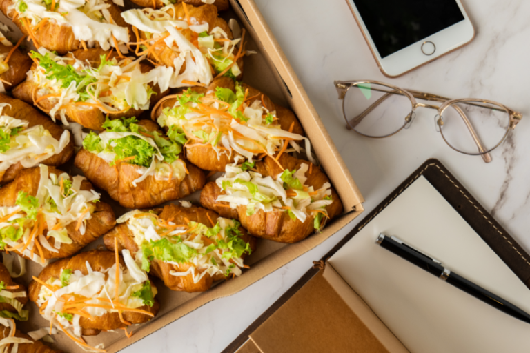 Mini Chicken Mayo Croissant Sandwich - Perfect Match Catering